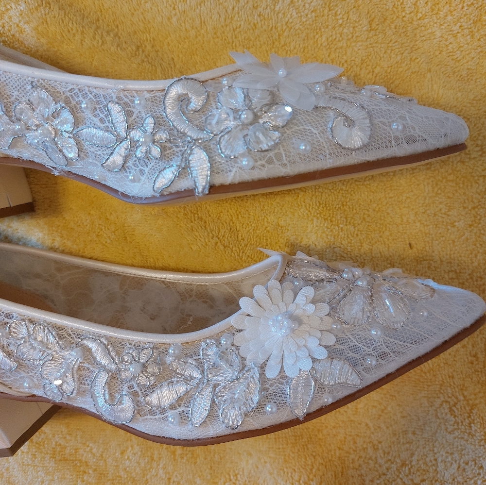 Bridal Smilee Boutique Wedding Shoes 39/8.5 - Picture 3 of 12